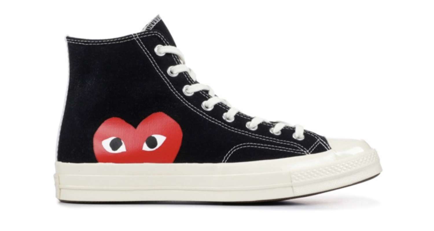 converse cdg high top white