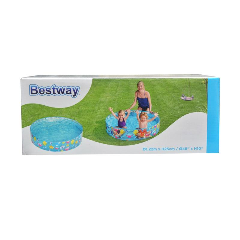 Jual Bestway 55028 Kolam Renang Anak Tanpa Pompa Uk 122 X 25 Cm Kolam Mainan Anak Kolam Anak Online Oktober 2020 Blibli Com