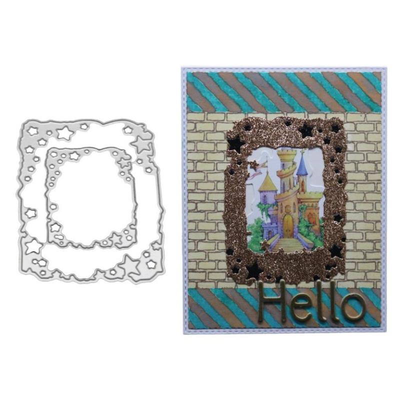 Jual H Ikea Carbon Steel Cutting Die Frame Stencil Scrapbook Paper