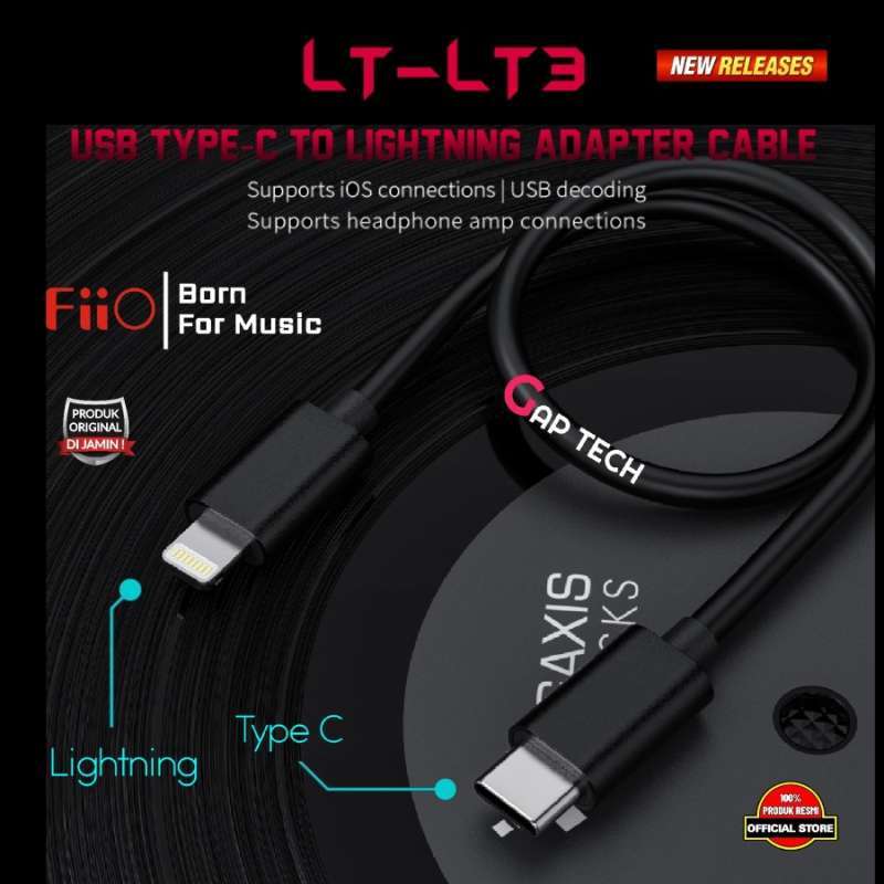FiiO LT-LT3, Cable USB-C a Lightning