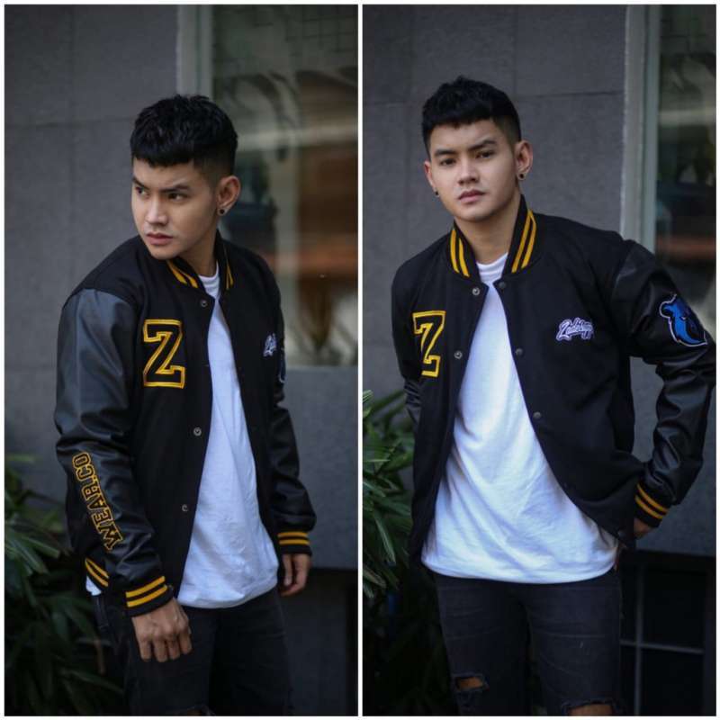 Promo JAKET VARSITY JACKET VARSITY PRIA JAKET PRIA VARSITY