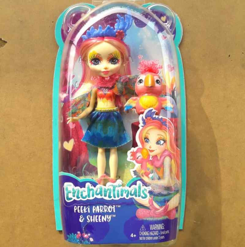 enchantimals peeki parrot