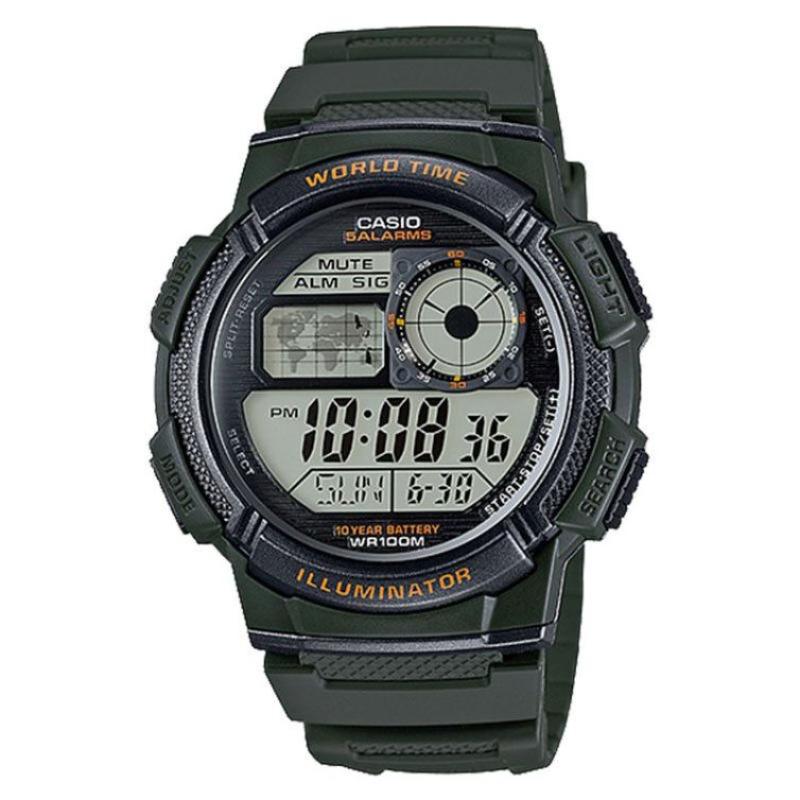 Harga jam casio world time illuminator shop