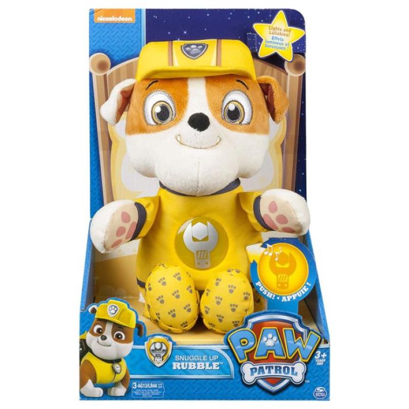 Paw Patrol Snuggle Up Rubble Doll di 