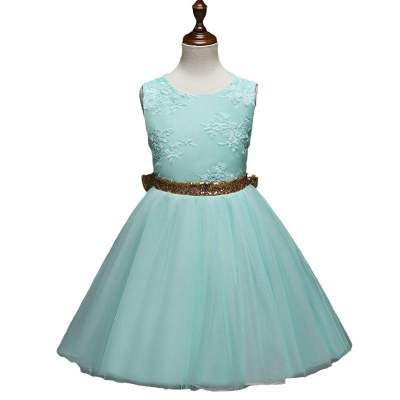Jual Bluelans Baby Girls Christening Sequins Bow Tie Lace Dress Princess Tutu Murah Maret 2020 Blibli Com