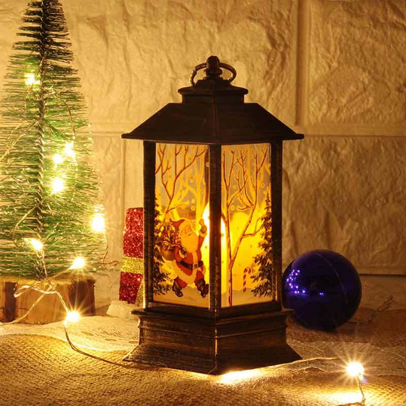 Jual Eds Led Christmas Decorations Table Lamp With Tea Light Candles For Home 1 Pcs Online November 2020 Blibli
