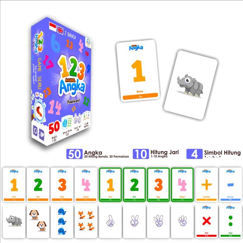 Jual Marbel Angka Huruf Abc Buah Sayur Fauna 4 In 1 Paket Flashcard Isi 4 Online Oktober 2020 Blibli Com