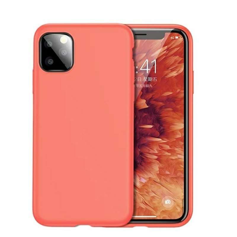 CAFELE LIQUID SILICONE CASE TEMPERED GLASS FOR IPHONE 11 PRO MAX