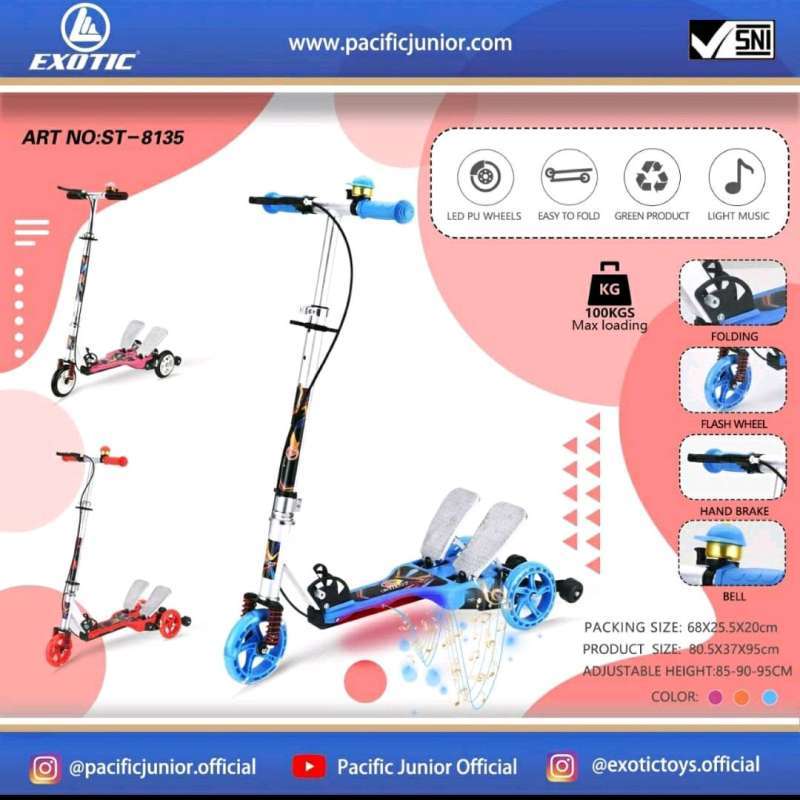 Jual Skuter Scooter Injak Pedal Exotic St8135 Di Seller Despacito