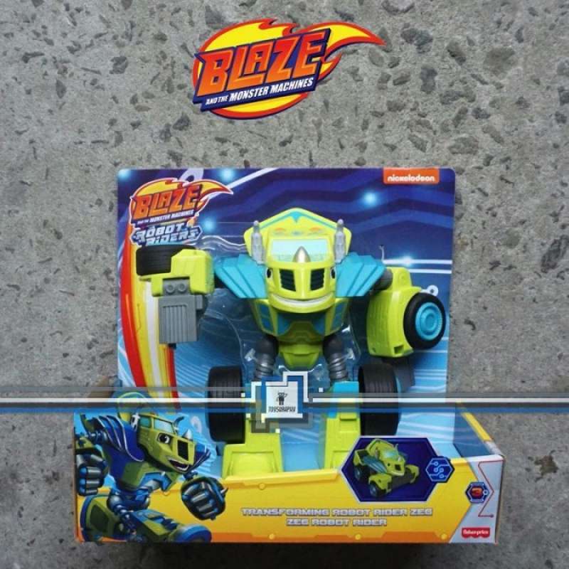 Jual Transforming Robot Rider Zeg Blaze And The Monster Machine