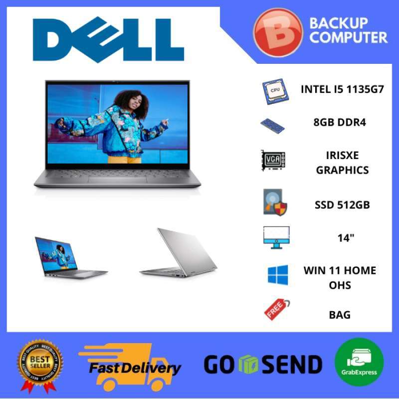 Jual Dell Inspiron 2in1 14 5410 I5 1135g7 8gb 512gb Ssd Irisxe Di