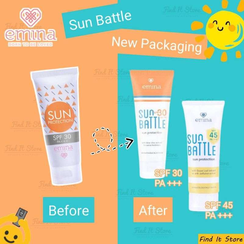 Sunblock emina clearance