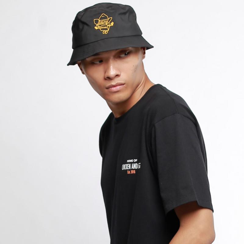 Jual Eatlah Bucket Hat Black Bordir 