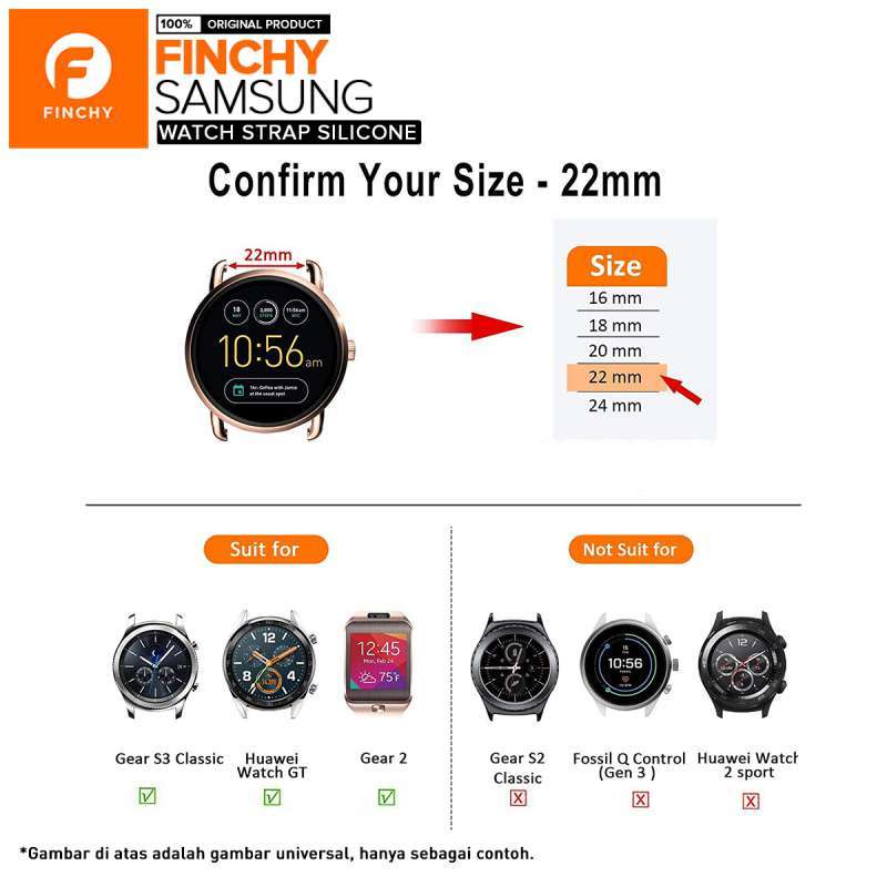 Promo Finchy Strap For Moto 360 2nd Gen Men's 42mm Smart Watch