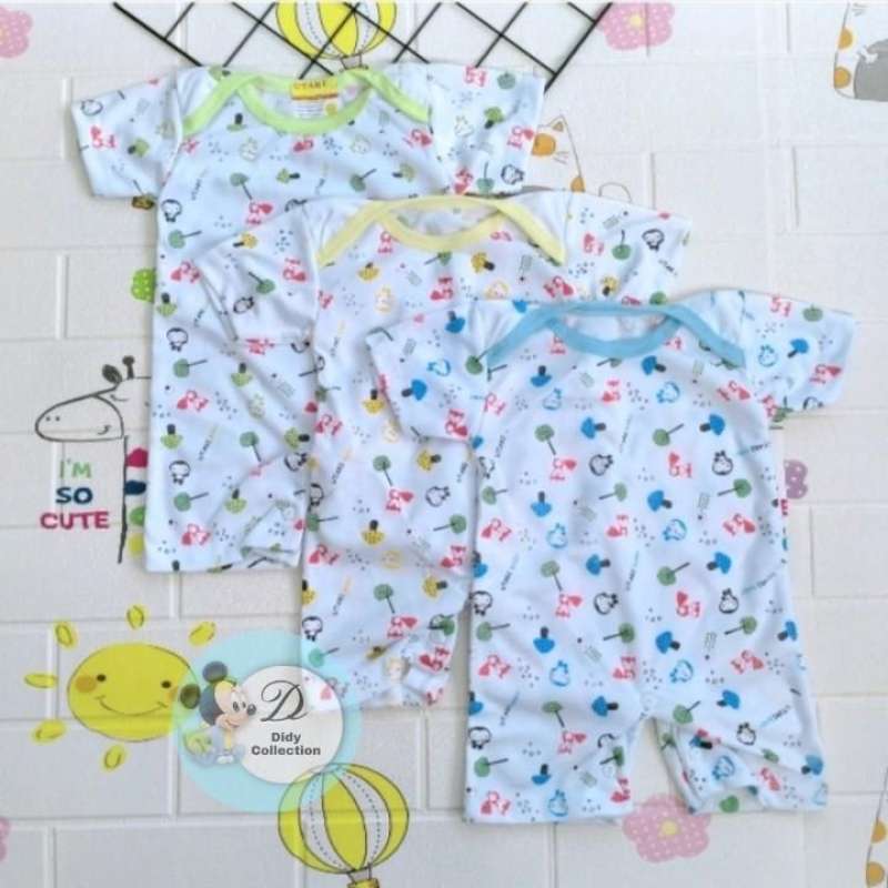 Promo Romper Bayi Baru Lahir Newborn 0-6 Bulan Bodysuit Bayi