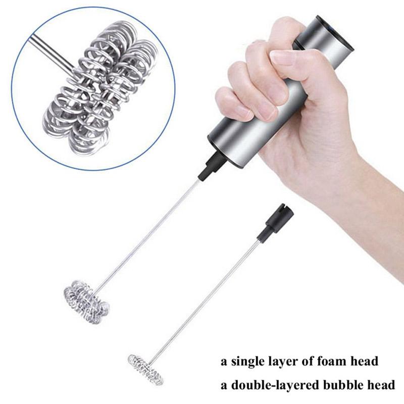 Jual H Ikea Electric Handheld Milk Frother Foamer Light Grey