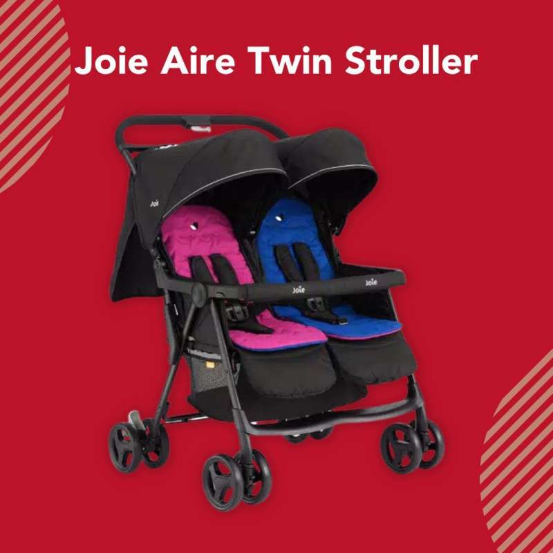 Jual Joie Meet Aire Twin Rosy Sea Twin Stroller Tandem