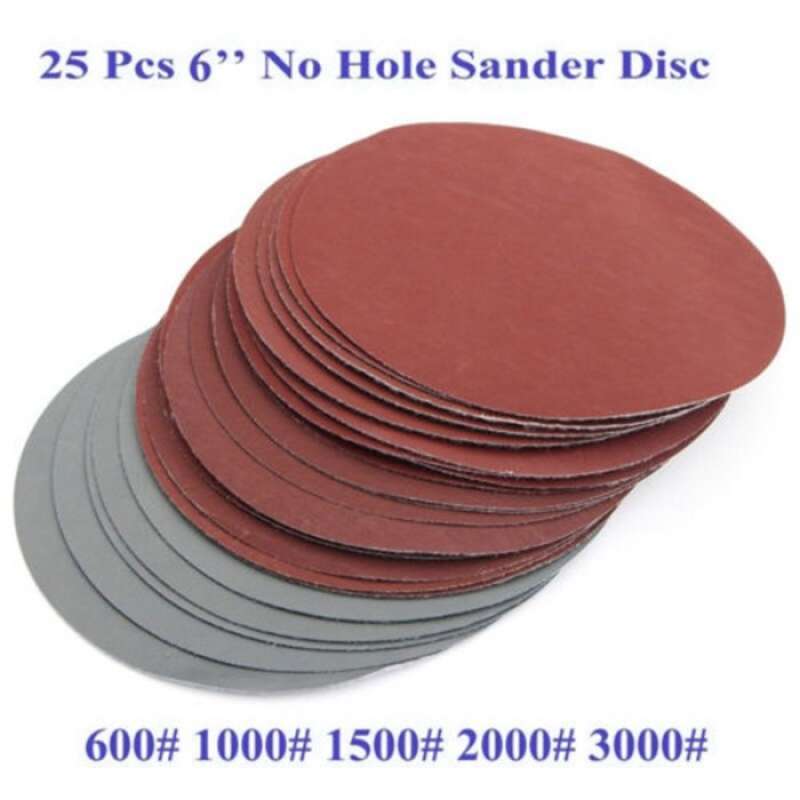 Jual 25Pcs 6Inch Sanding Discs Hook 