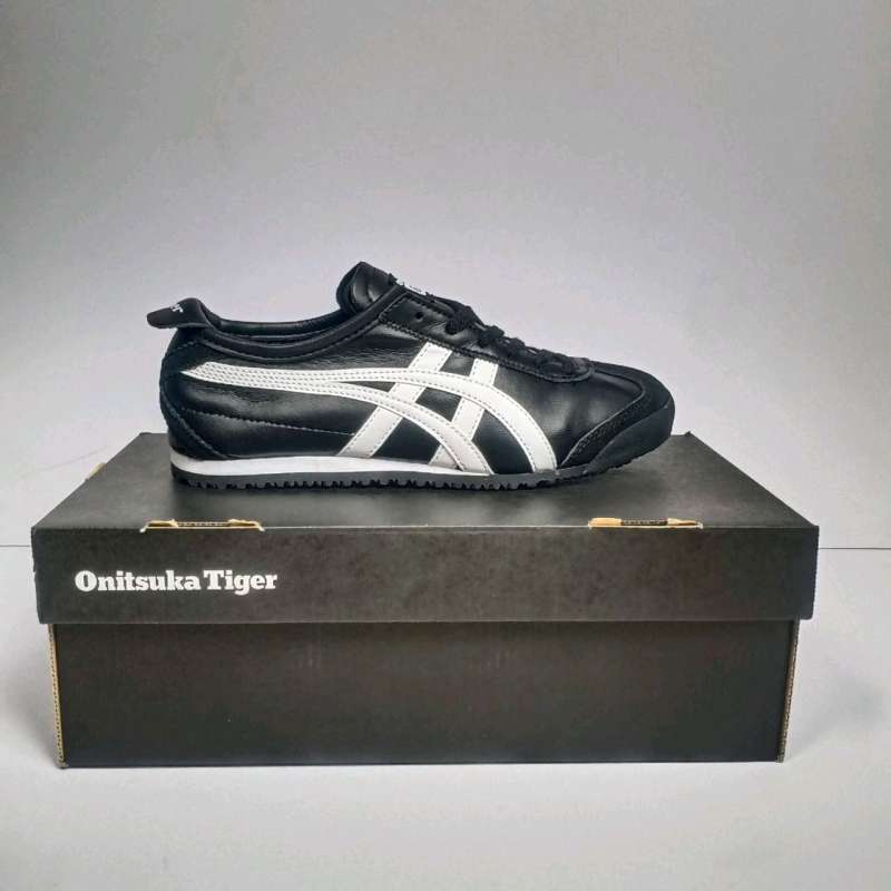onitsuka black leather