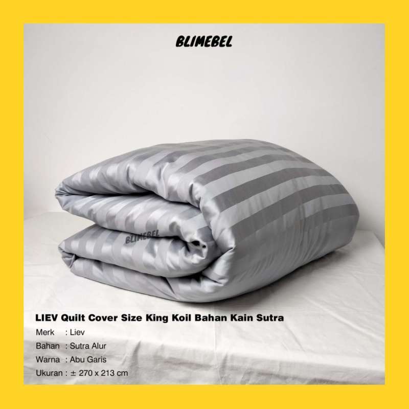 Quilt Cover Pelindung Selimut Size King Koil Serta Florence 270x213 cm