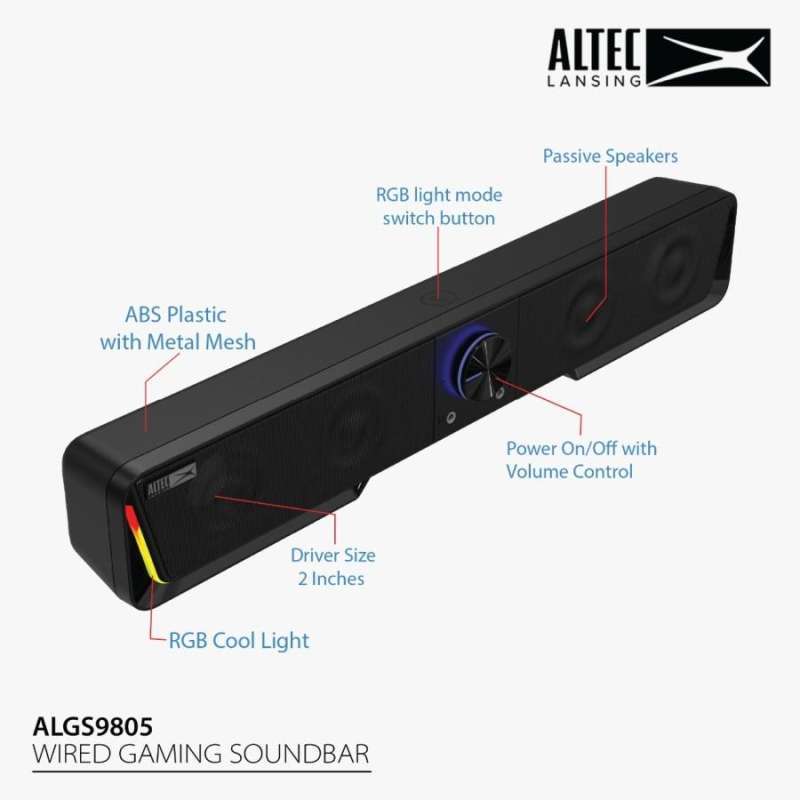 Altec cheap lansing soundbar