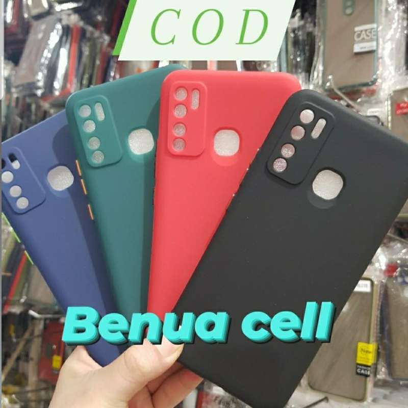 Jual Sofcase Macaron Realme C15,c12,narzo 30,narzo 30a Pelindung