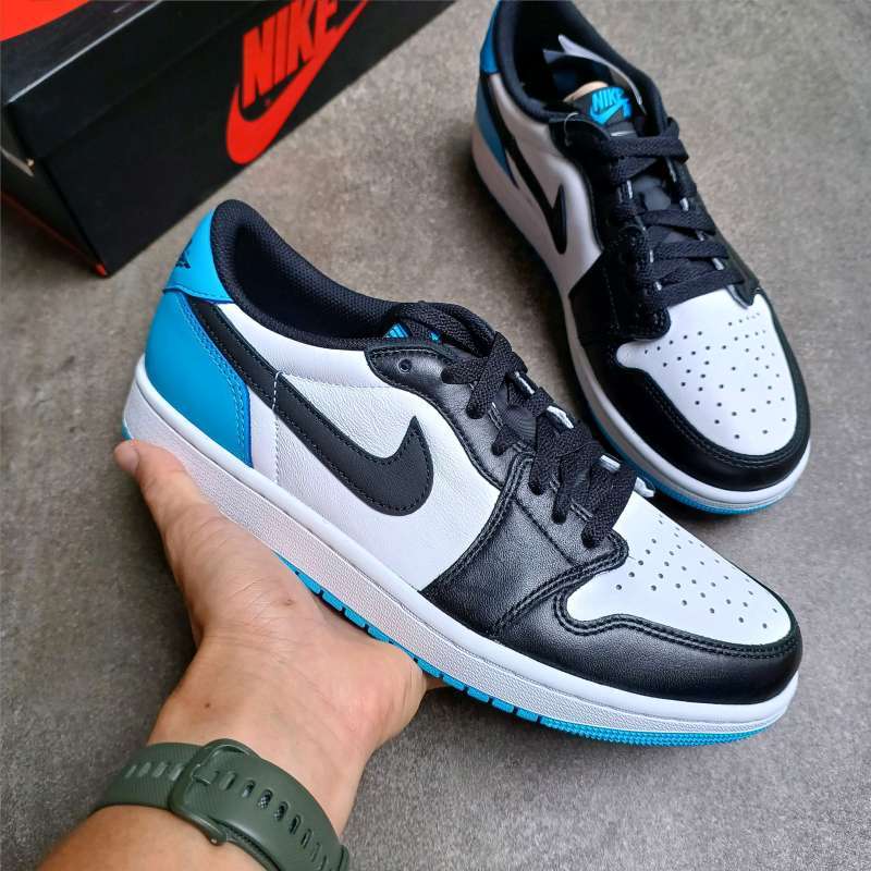 Air Jordan Retro Low OG UNC Black Dark Powder Blue