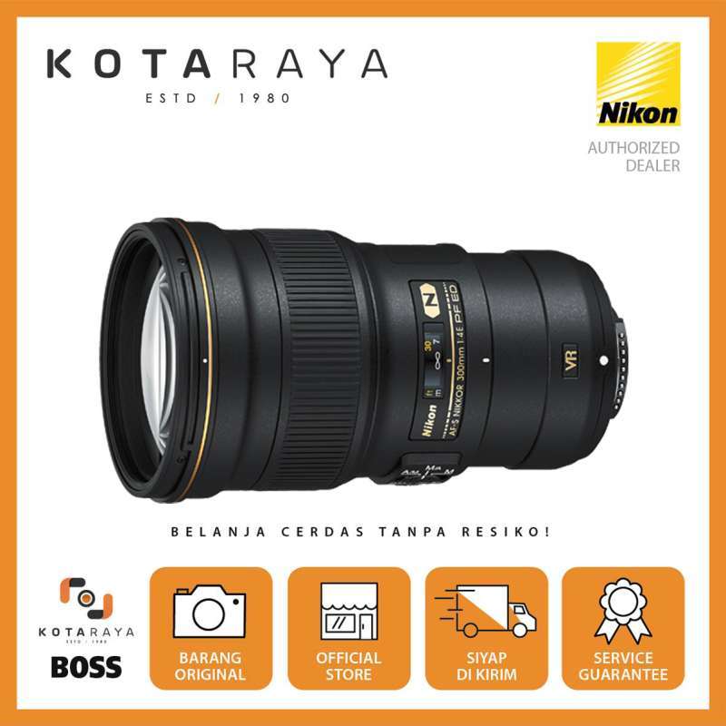 Nikon Lens AF-S Nikkor 300mm f4E PF ED VR GARANSI RESMI