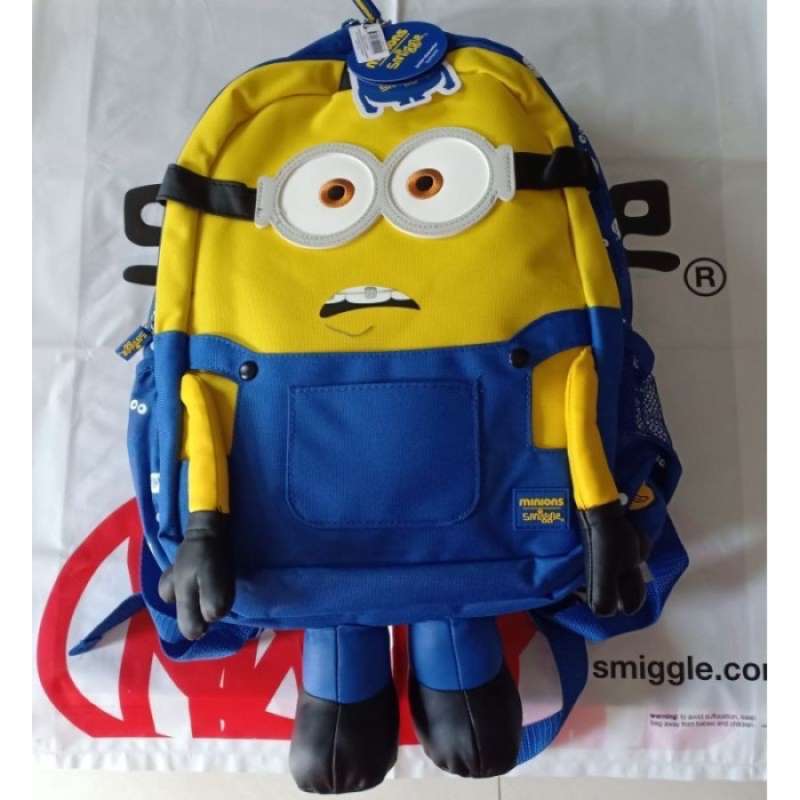 Jual BEST PROMO Smiggle Backpack Minions Bag Tas Ransel Anak TK SD