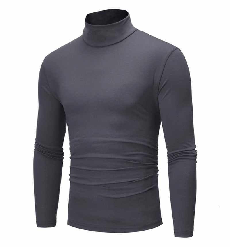 Kaos turtleneck pria top