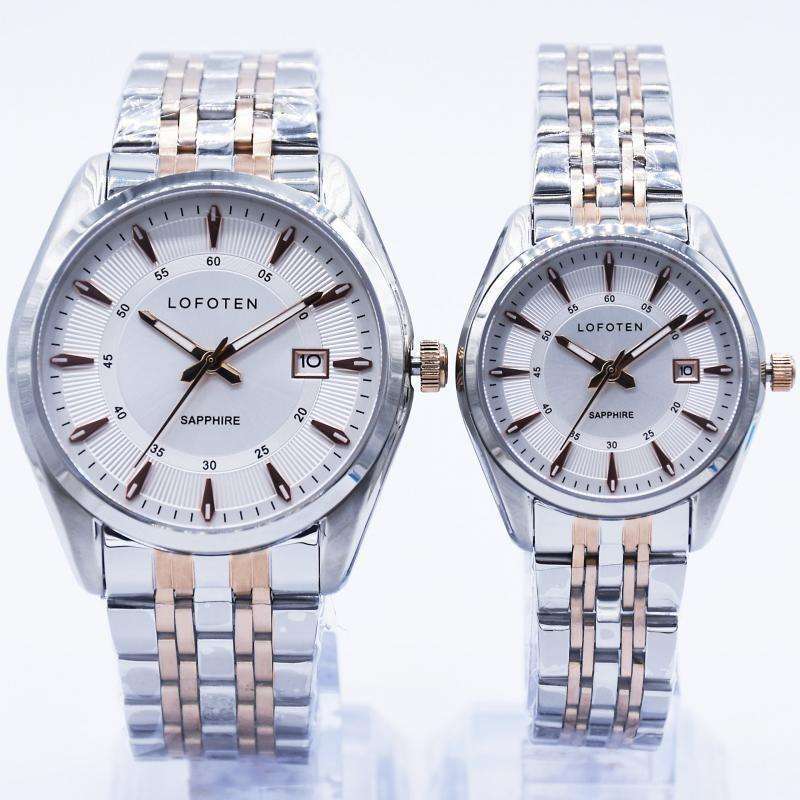 Jual LOFOTEN 8108MRC LRC Jam Tangan Couple Original Sapphire di