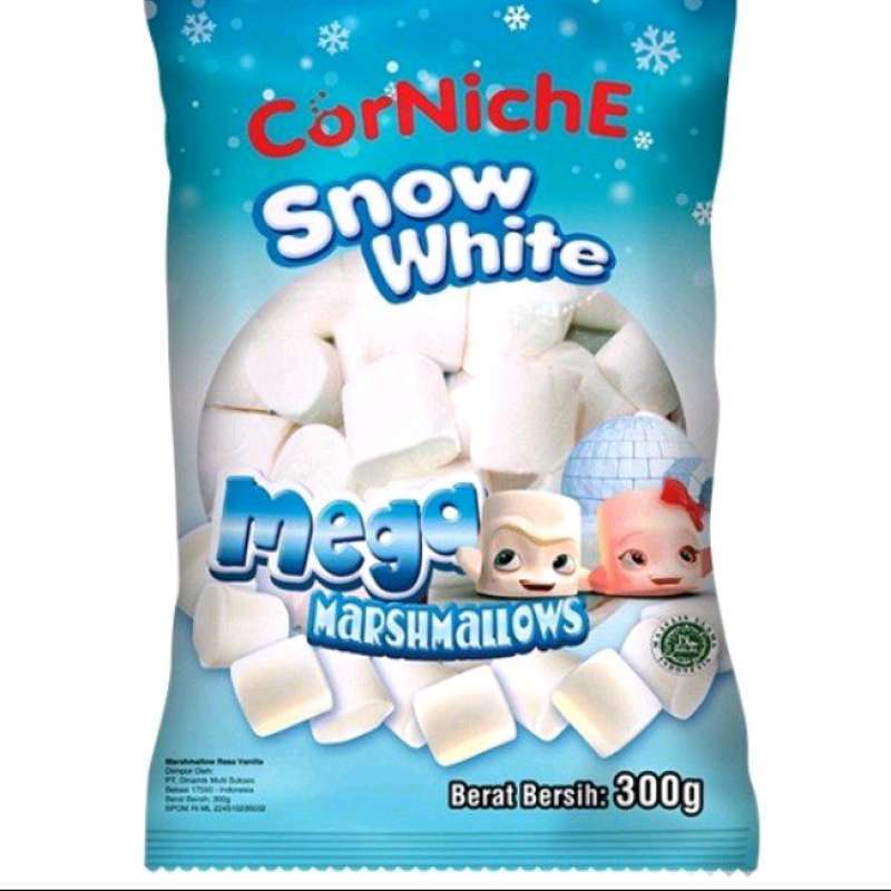 Jual Corniche Snow White 300gr Mega Marshmallows Marshmallow