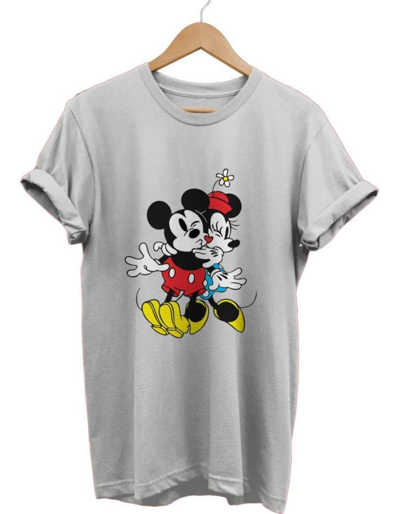 Jual Kaos Cartoon Mickey Mouse- Baju Mickey Valentine - Tshirt Mickey Mouse  - XL Merah Muda di Seller Diskongedegedean - Jelambar Baru, Kota Jakarta  Barat | Blibli