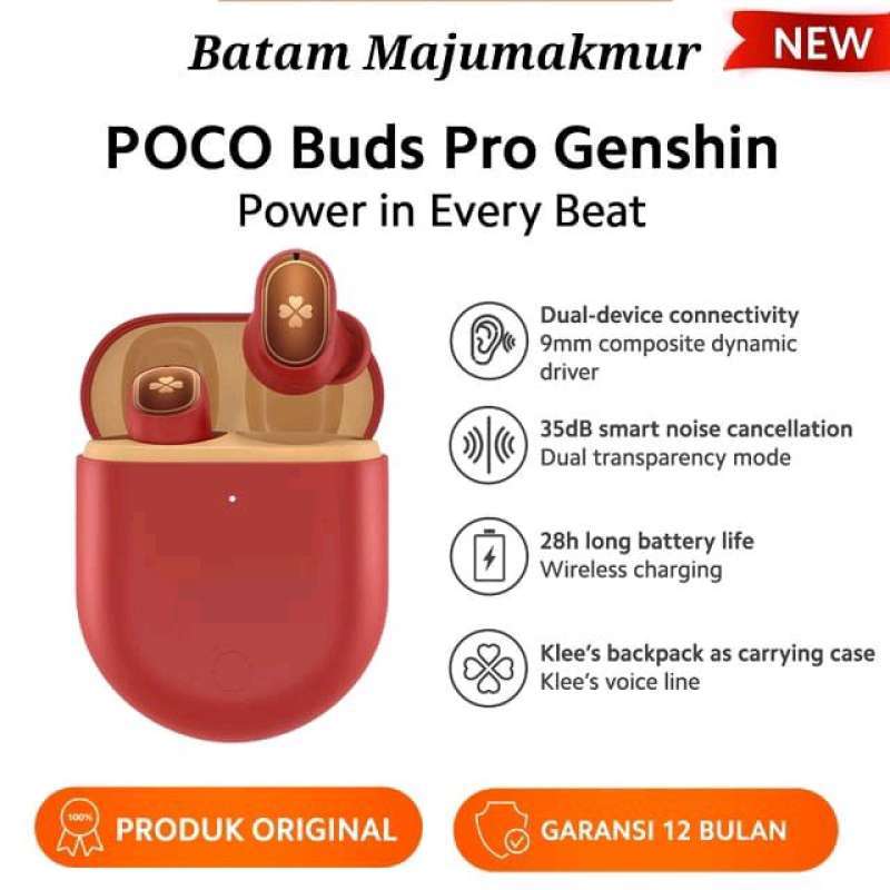 Jual POCO BUDS PRO GENSHIN IMPACT EDITION di Seller Batam Majumakmur -  Tiban Indah, Kota Batam | Blibli