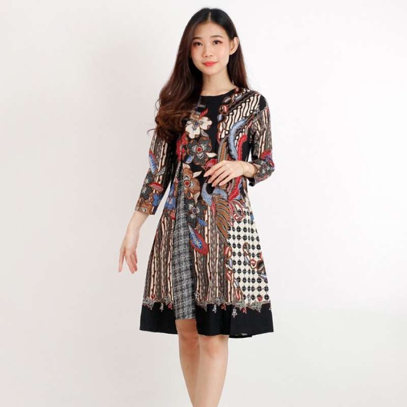 Dress best sale motif batik