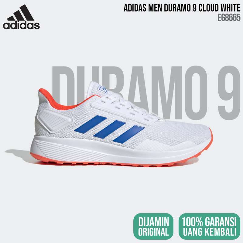Jual adidas Duramo 9 EG8665 Cloud White Men Original BNIB