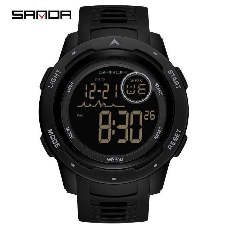 El backlight on sale sport watch