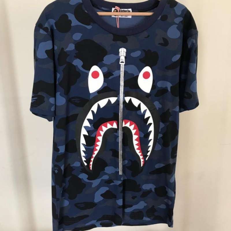 Jual BAJU BAPE WANITA ALL SIZE BAJU SHARK CAMO WANITA MODEL