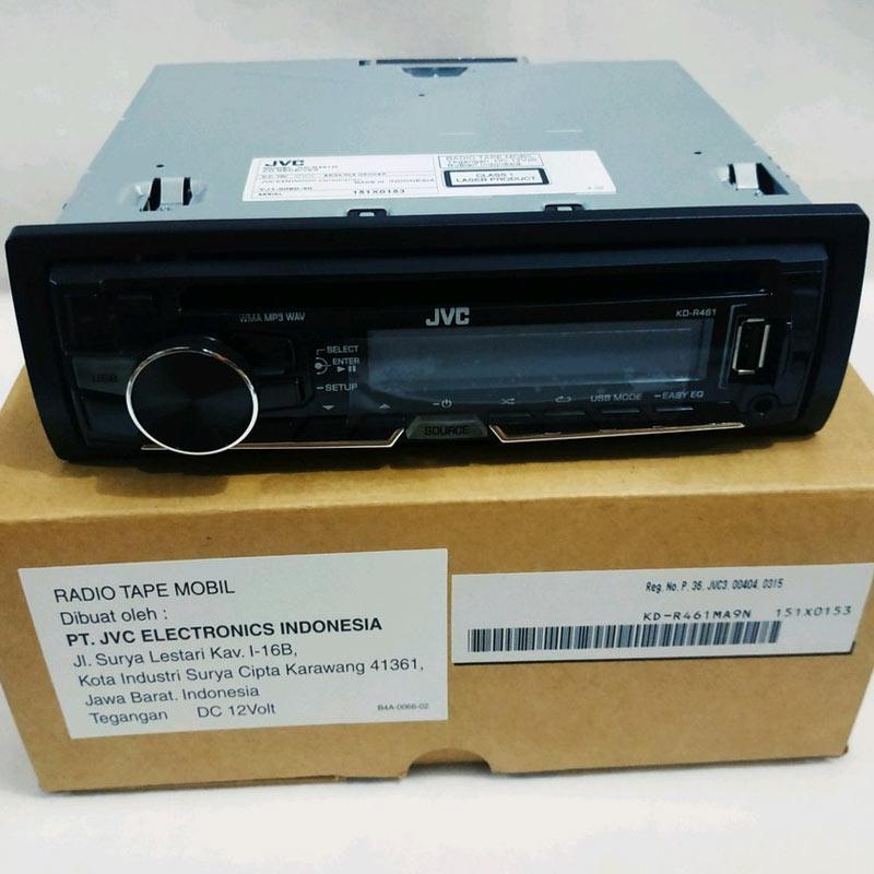 study Jug Governor Jual JVC KD-R461 Singledin Head Unit Audio Mobil di Seller V3i Audio - Kota  Bogor, Jawa Barat | Blibli