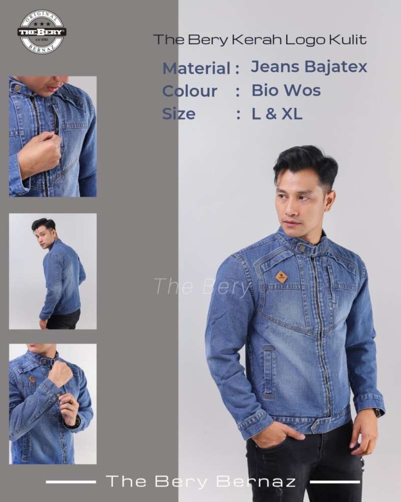 Jaket jeans branded cheap