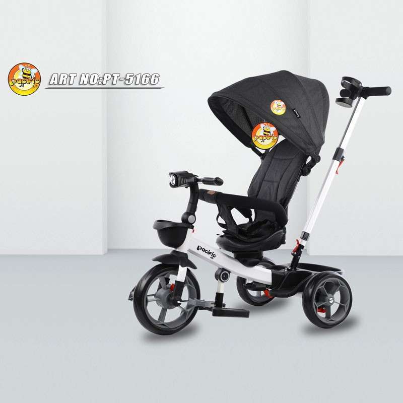 Jual Stroller Pacific Tricycle 5166 (r/bk/gy/gn) Pc-5166 Red Di