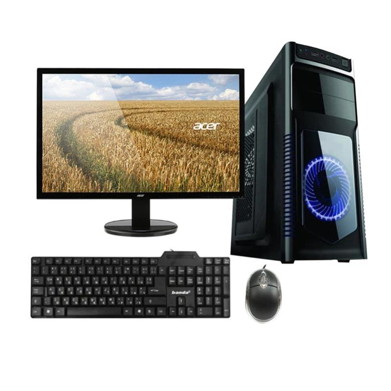 intel pc rakitan i5 2400 8 gb hdd 500 gb led acer 19 inch