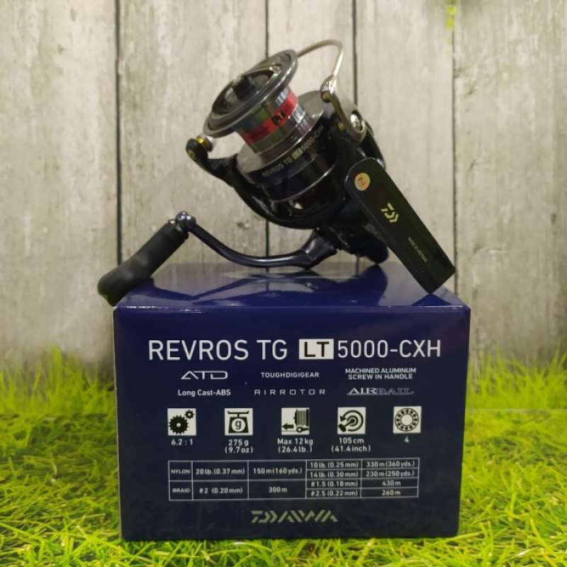 daftar harga reel daiwa revros The new REVROS LT incorporates the LT Concept of light but tough in a proven reel design. Jual Reel Daiwa Revros 5000