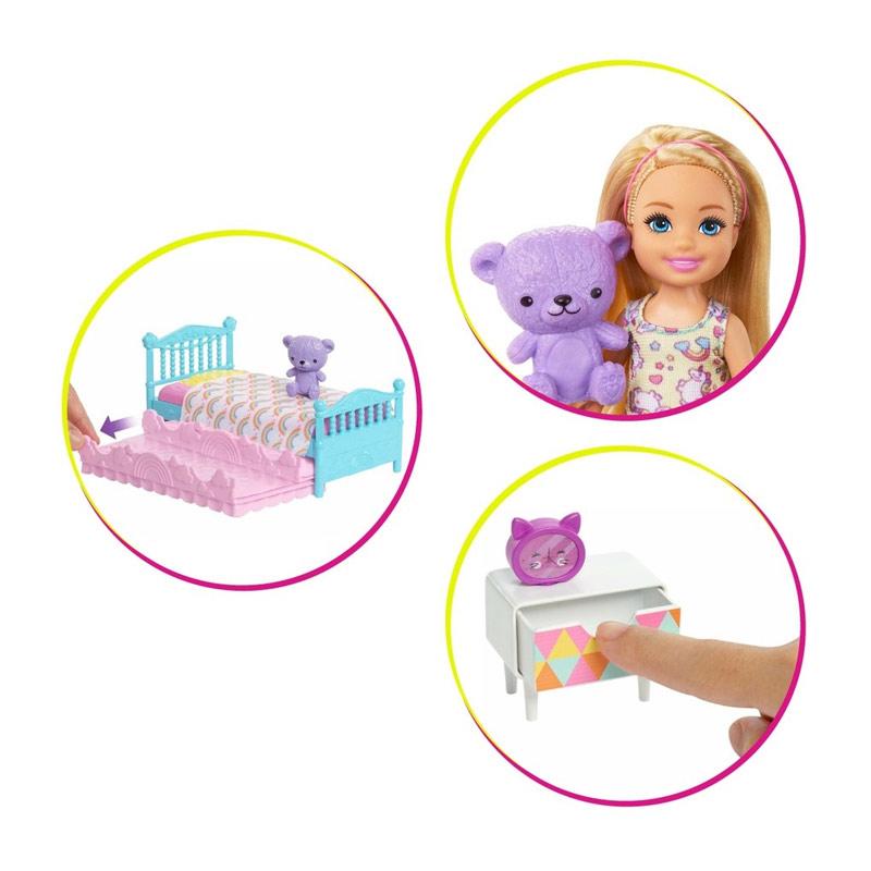 Jual Barbie Chelsea Doll Bedtime Accessories Mainan Boneka Anak