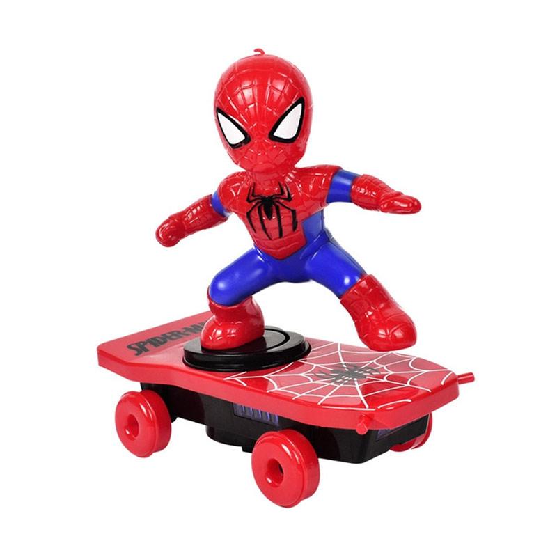 Jual H Ikea Superhero Stunt Skateboard Scooter Electric With Light Music Online Februari 2021 Blibli