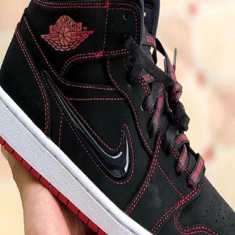 jordan 1 fearless red and black
