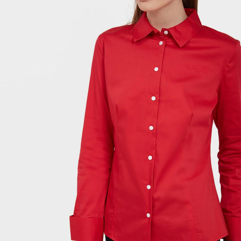 Jual Pierre Cardin Basic Kemeja Wanita Red Online Desember 2020 Blibli