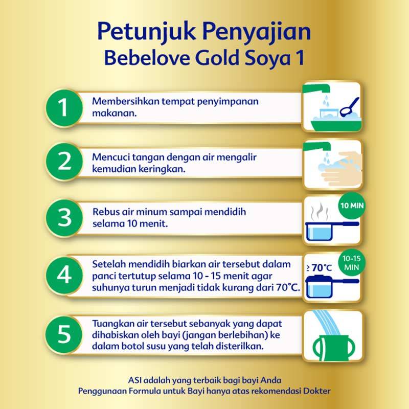 Jual Bebelove Gold Soya 1 Susu Formula Bayi 170 G Online September 2020 Blibli Com