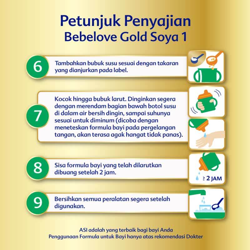 Jual Bebelove Gold Soya 1 Susu Formula Bayi 170 G Online September 2020 Blibli Com
