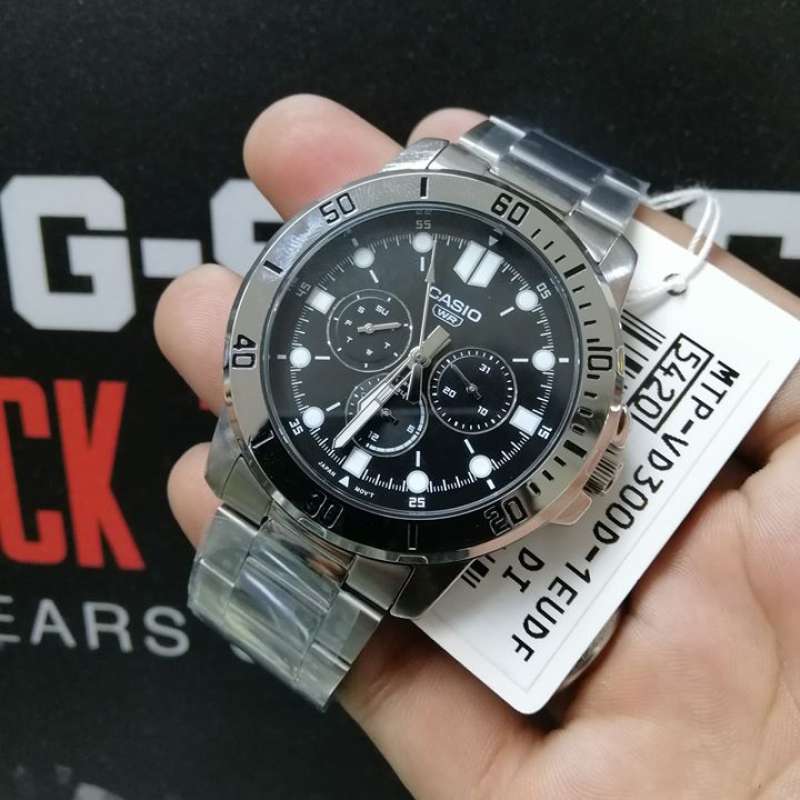 Jual CASIO Jam Tangan Pria [MTP-VD300D-1EUDF] di Seller Tri Arloji Official  Store - Kota Jakarta Pusat, DKI Jakarta | Blibli